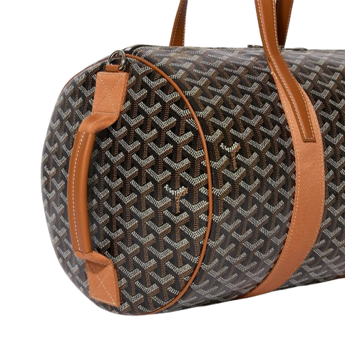 Goyard Barrel 40 Sports Bag Black & Tan