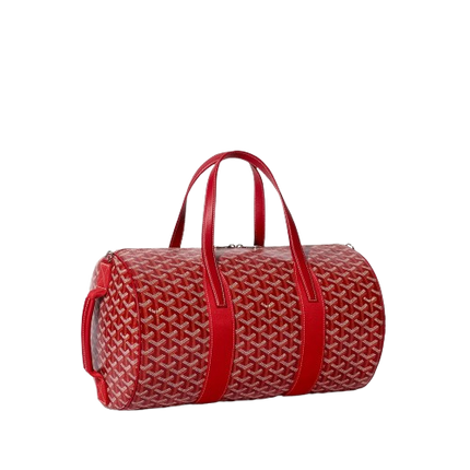 Goyard Barrel 40 Sports Bag Red