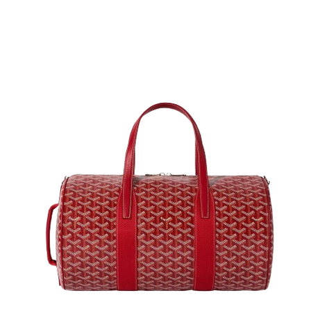 Goyard Barrel 40 Sports Bag Red