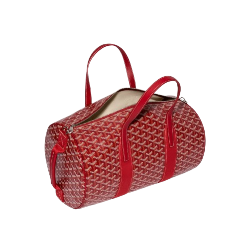 Goyard Barrel 40 Sports Bag Red
