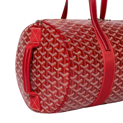 Goyard Barrel 40 Sports Bag Red