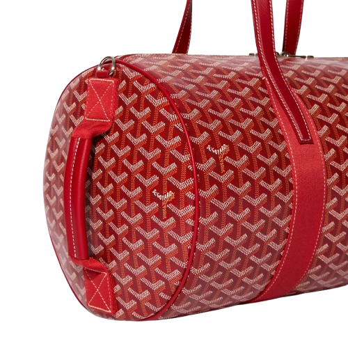 Goyard Barrel 40 Sports Bag Red