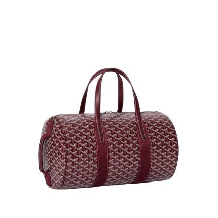 Goyard Barrel 40 Sports Bag Burgundy