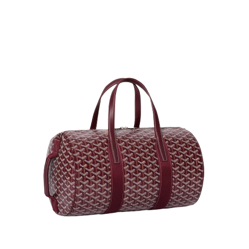 Goyard Barrel 40 Sports Bag Burgundy