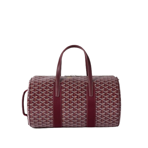 Goyard Barrel 40 Sports Bag Burgundy