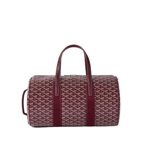Goyard Barrel 40 Sports Bag Burgundy