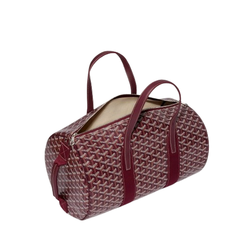 Goyard Barrel 40 Sports Bag Burgundy
