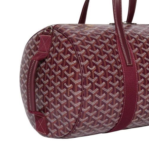 Goyard Barrel 40 Sports Bag Burgundy