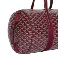 Goyard Barrel 40 Sports Bag Burgundy