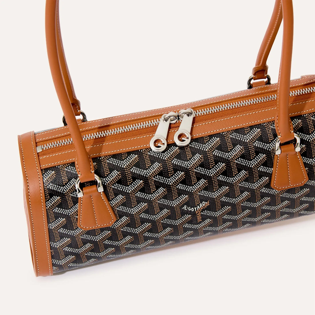 Goyard Bonbonnière Bag Black & Tan