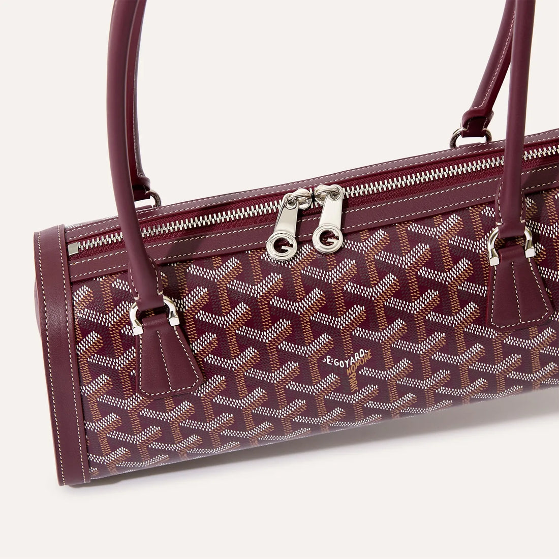 Goyard Bonbonnière Bag Burgundy