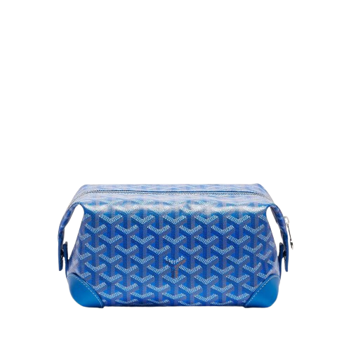 Goyard Bowling 25 Sky Blue Toiletry Bag