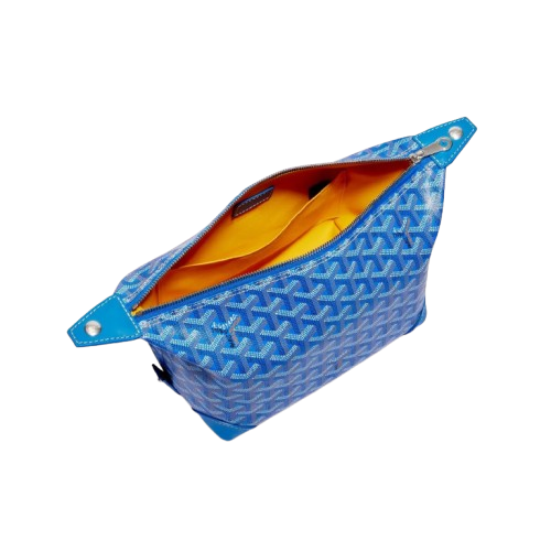 Goyard Bowling 25 Sky Blue Toiletry Bag