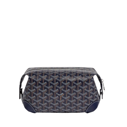 Goyard Bowling 25 Navy Toiletry Bag