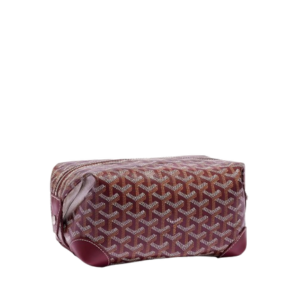 Goyard Bowling 25 Burgundy Toiletry Bag