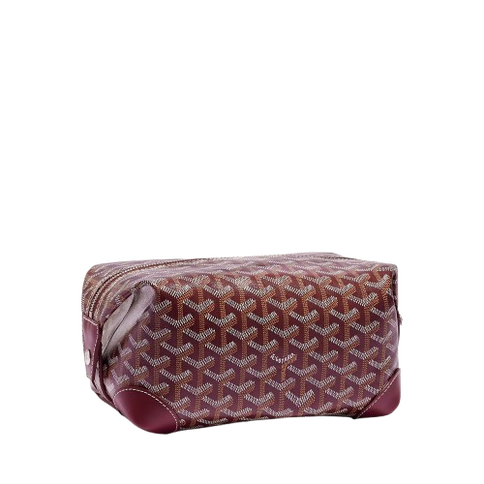 Goyard Bowling 25 Burgundy Toiletry Bag