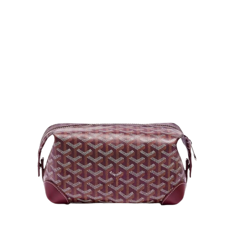 Goyard Bowling 25 Burgundy Toiletry Bag