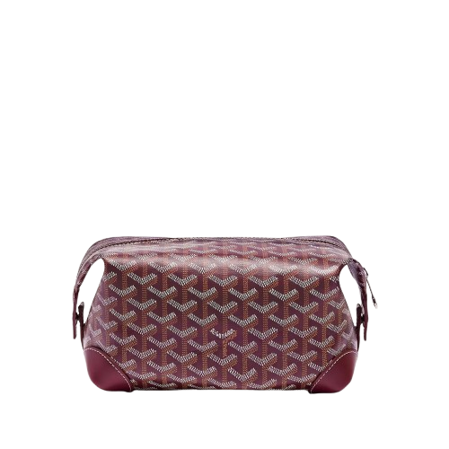 Goyard Bowling 25 Burgundy Toiletry Bag