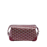 Goyard Bowling 25 Burgundy Toiletry Bag