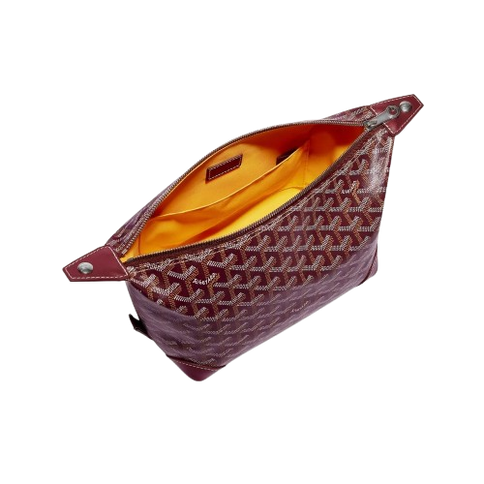 Goyard Bowling 25 Burgundy Toiletry Bag