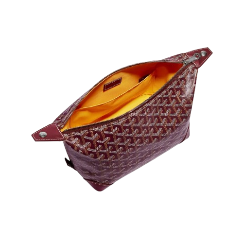 Goyard Bowling 25 Burgundy Toiletry Bag