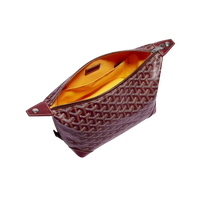 Goyard Bowling 25 Burgundy Toiletry Bag