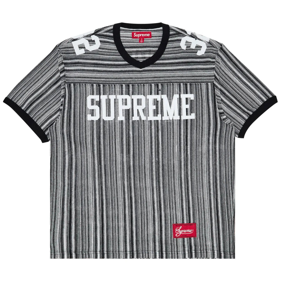 Supreme Open Knit Football Top Black