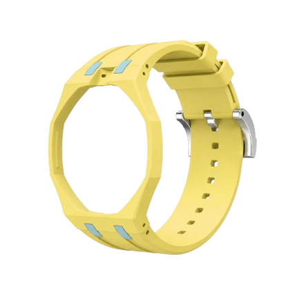 Rubber Watch Strap For AP Royal Pop x Swatch 'Blaue Acht'