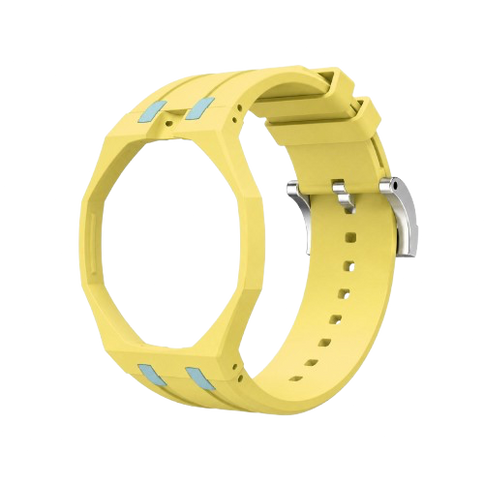 Rubber Watch Strap For AP Royal Pop x Swatch 'Blaue Acht'