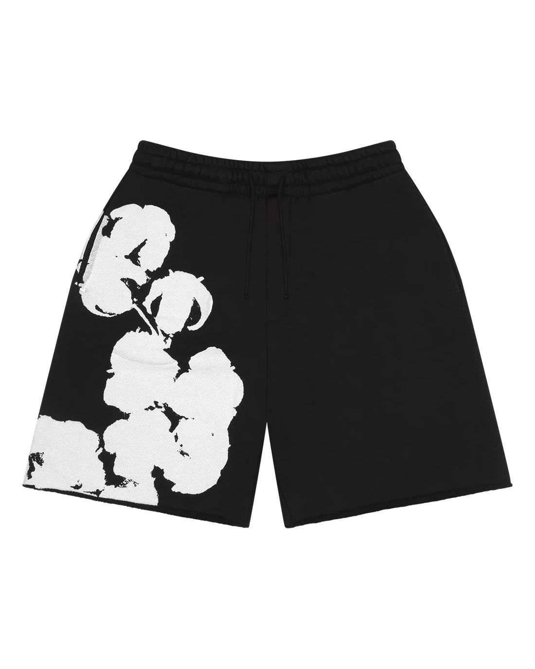 Denim Tears Biggie Cotton Wreath Sweat Shorts Black