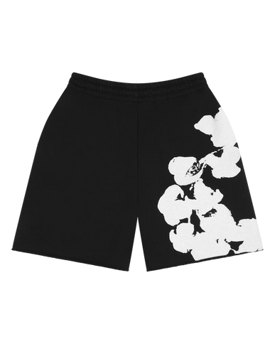 Denim Tears Biggie Cotton Wreath Sweat Shorts Black