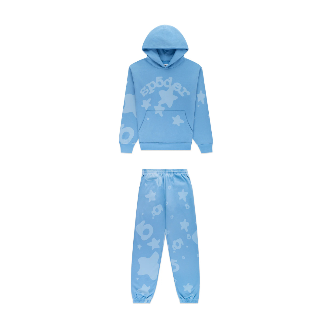SP5DER Dusty Blue Beluga V2 Tracksuit