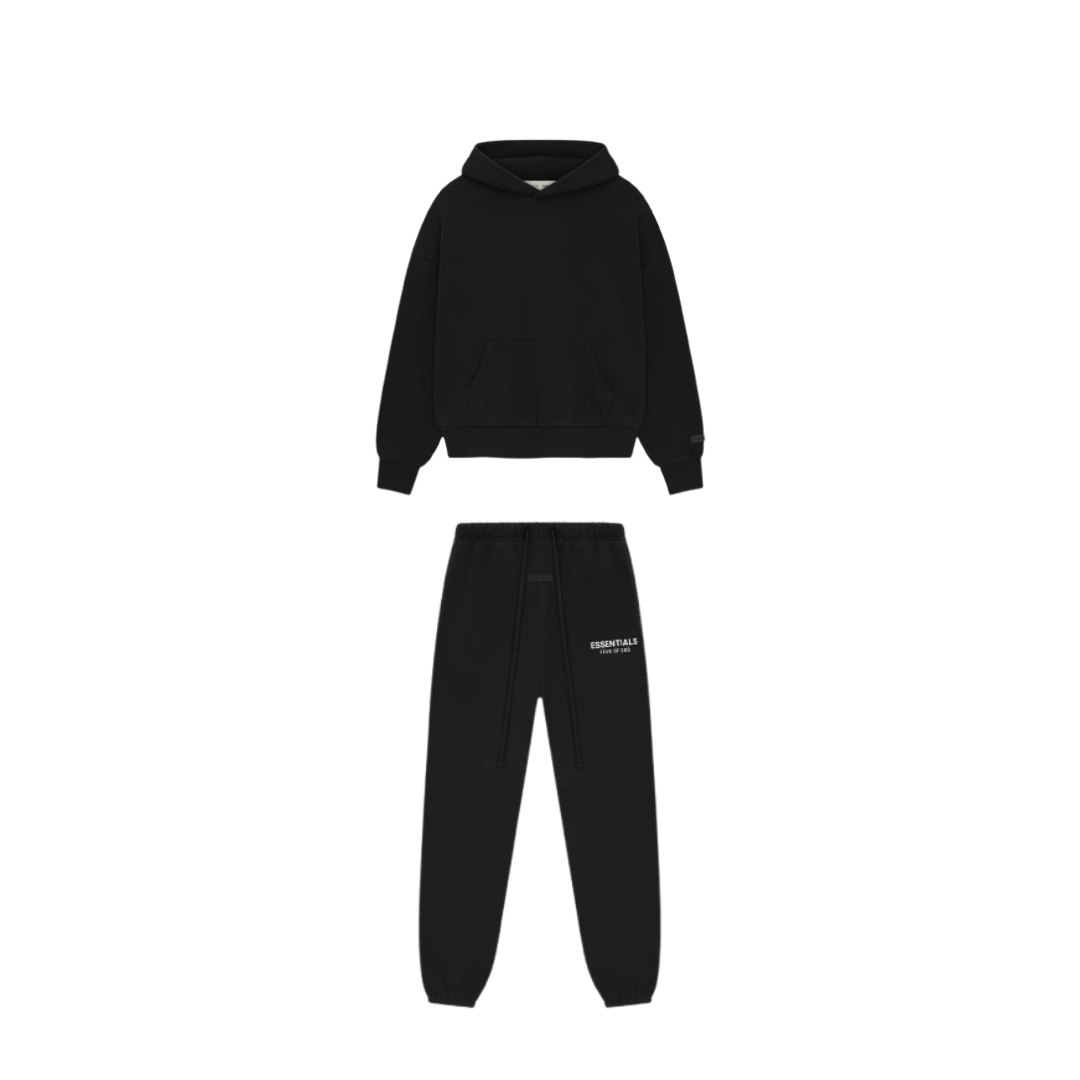Fear of God Classic Jet Black Tracksuit SS25