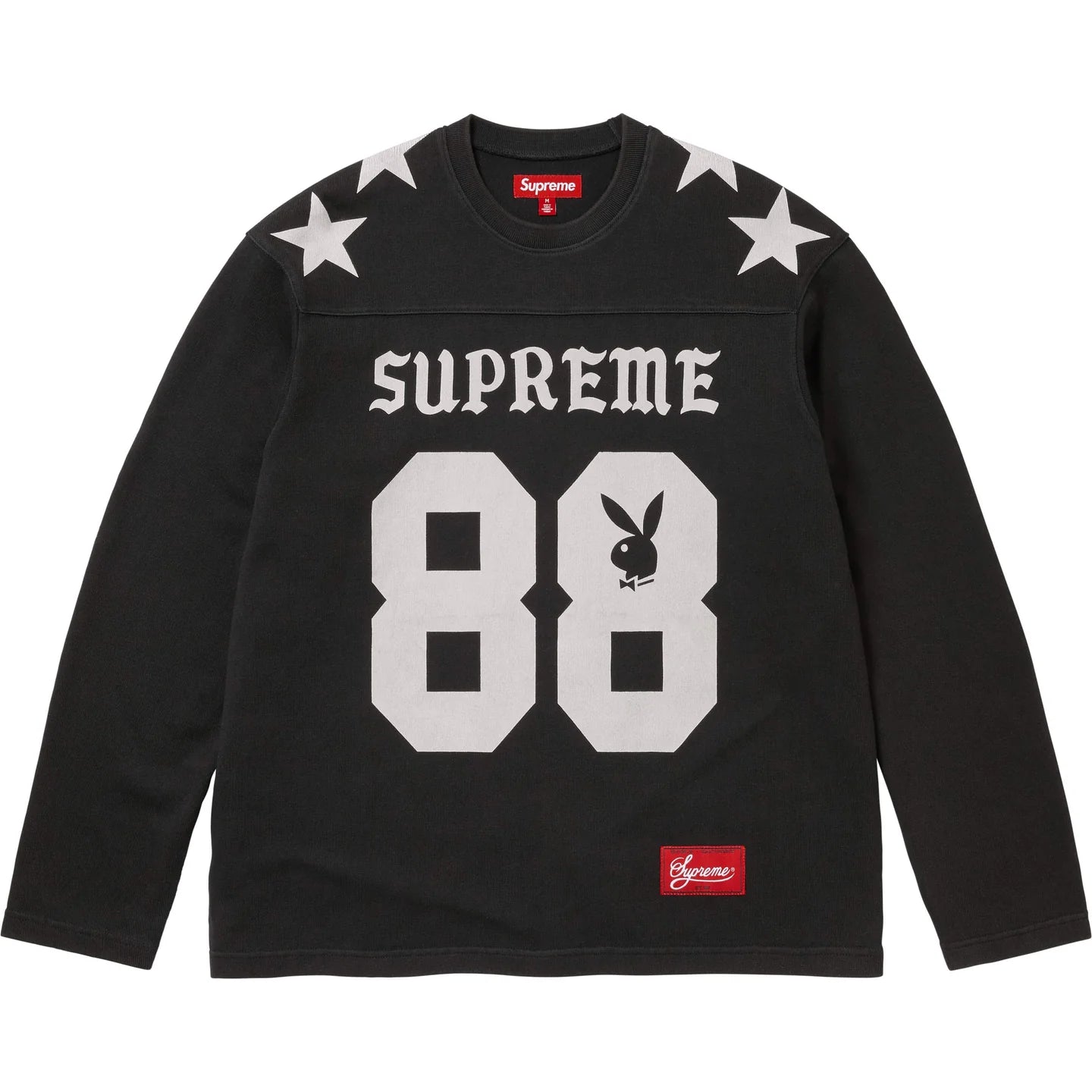 Supreme Playboy L/S Football Top Black – INSTAKICKSZ LTD