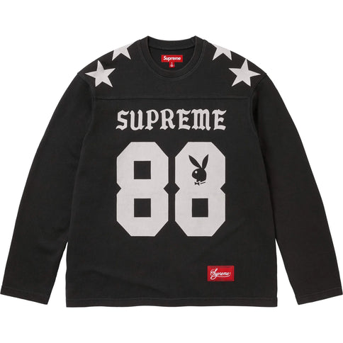 Supreme Playboy L/S Football Top Black