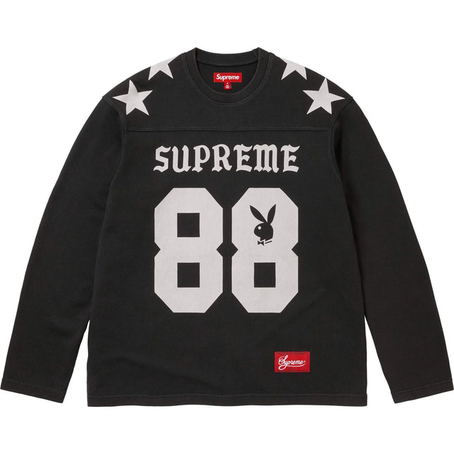 Supreme Playboy L/S Football Top Black