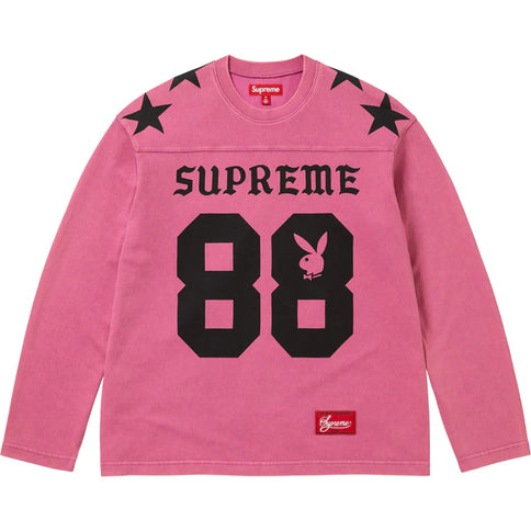 Supreme Playboy L/S Football Top Pink