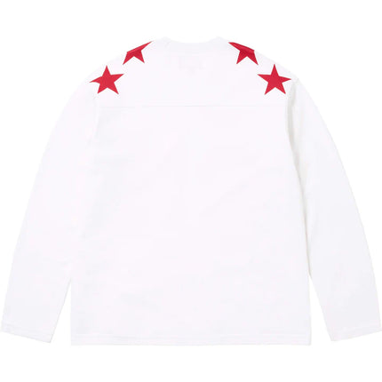 Supreme Playboy L/S Football Top White