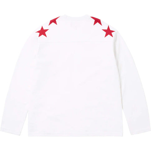 Supreme Playboy L/S Football Top White