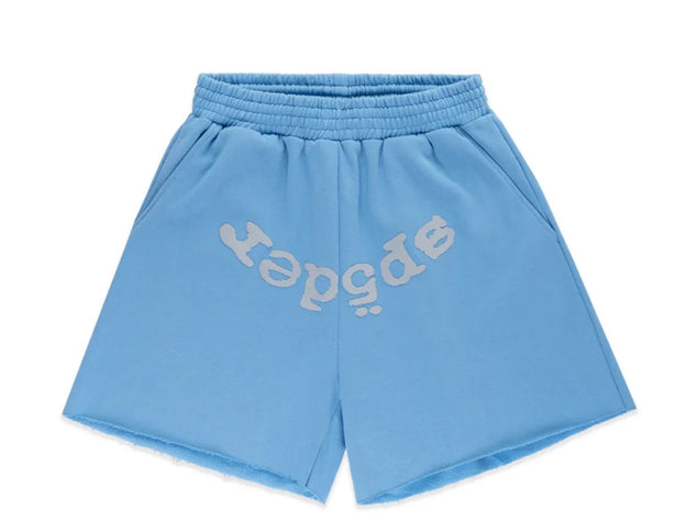 SP5DER OG Web V2 Sweatshort Dusty Blue