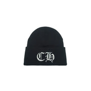 Chrome Hearts CH White Logo Black Beanie