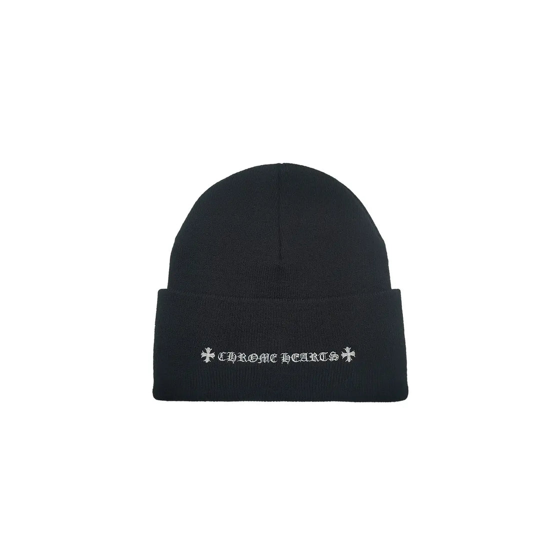 Chrome Hearts CH White Logo Black Beanie