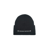 Chrome Hearts CH White Logo Black Beanie