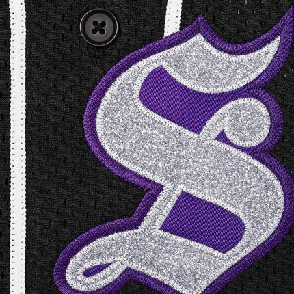 Supreme Old English Baseball Jersey 'Black'