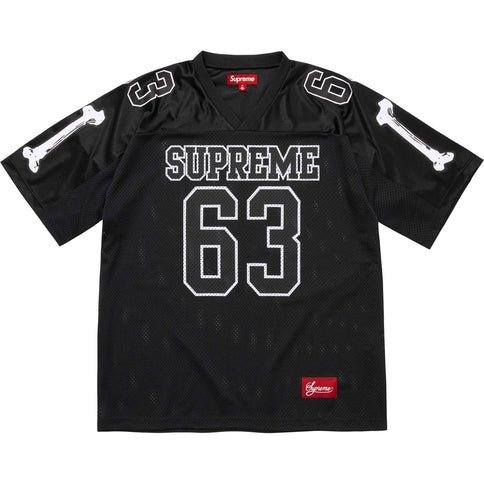 Supreme Bones Football Jersey Black