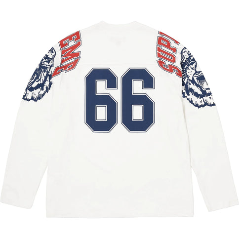 Supreme Mascot L/S Football Top White