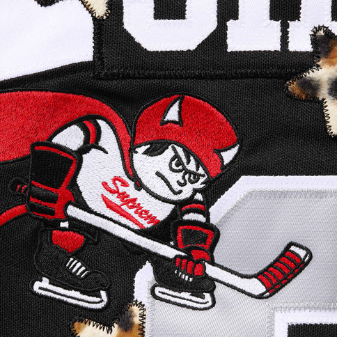 Supreme Fire & Ice Hockey Jersey Black