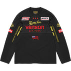 Supreme Vanson Leathers L/S Top Black – INSTAKICKSZ LTD