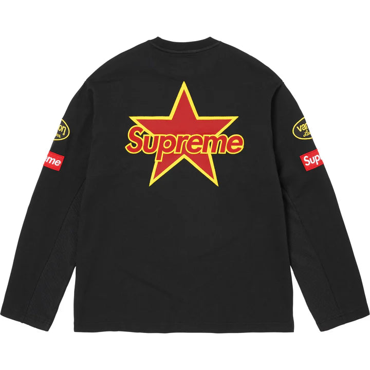 Supreme Vanson Leathers L/S Top Black – INSTAKICKSZ LTD Supreme Vanson Leathers L/S Top Black – INSTAKICKSZ LTD