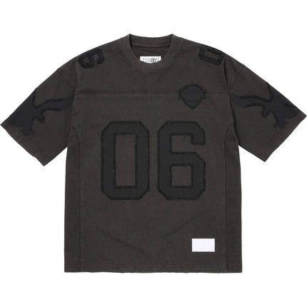 Supreme MM6 Maison Margiela Cotton Football Jersey Black
